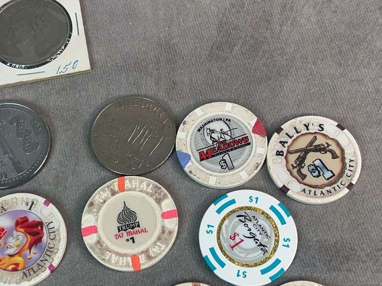 Poker Chips & Commemorative Medallions