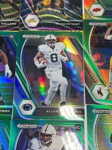 Assortment of College Football Trading Cards