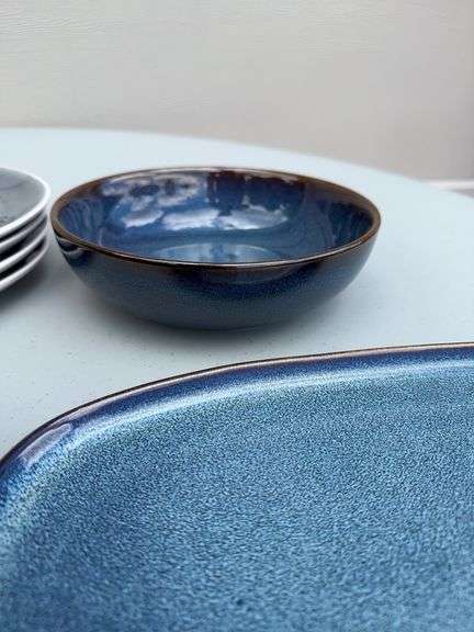 Reactive Glaze Stoneware Dinner Plates