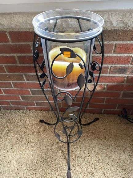 Large Candle Holder Stand and Candle