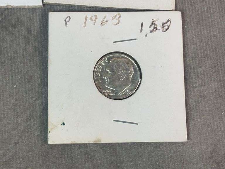 Four Roosevelt Dimes