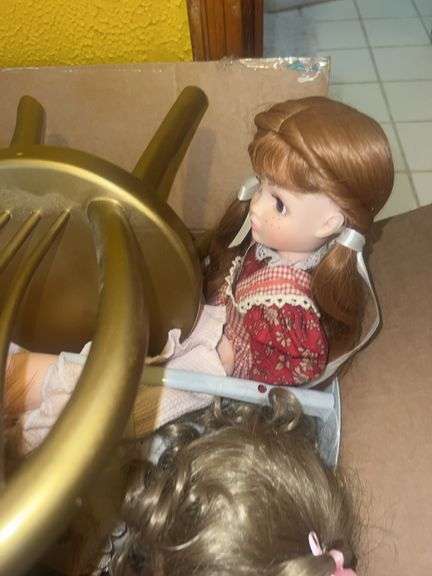 Assortment of Dolls and Accessories