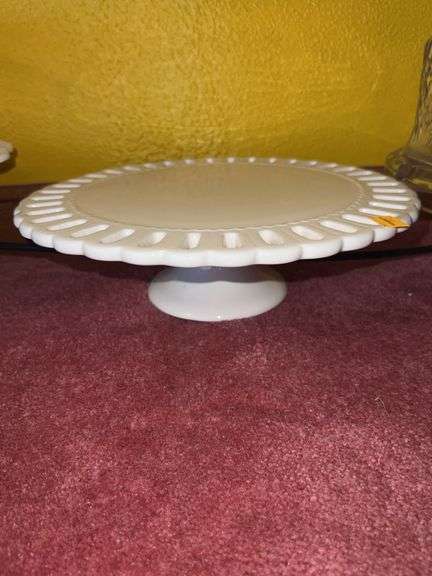 (4) Glass Cake Stands/Platters