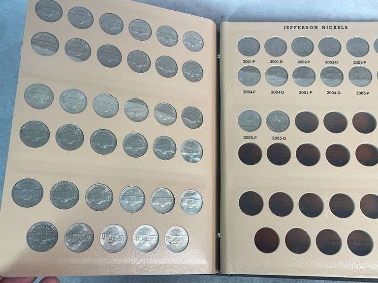 1938-2005 Jefferson Nickels Complete Book