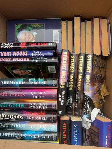 Large Assortment of Stuart Woods Books