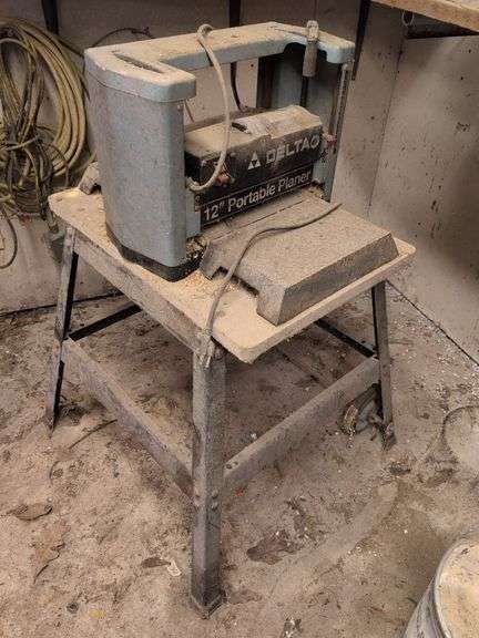 Delta 12" portable planer with stand - as is