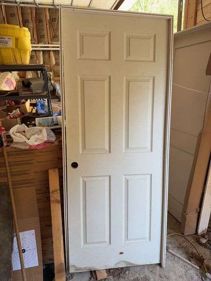 32” by 80” right hand swing door