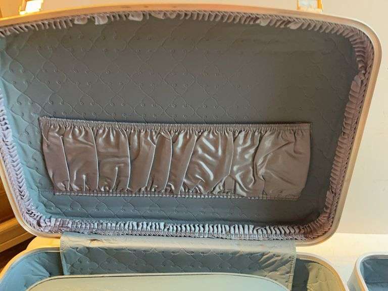 4 Pack Mid Century Suitcase Set