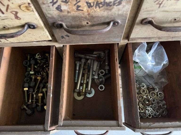 Wooden Storage Bin with Hardware