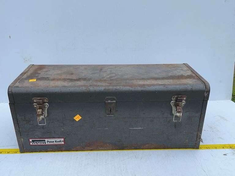 Toolbox with Wrenches, Screwdrivers, Etc.