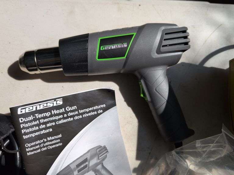 Shopmate 6" grinder and Genesis heat gun