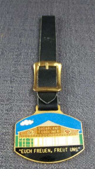 Sugarlane Foodliner, Sugarcreek Ohio, Watch Fob
