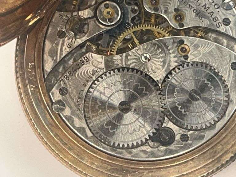 A.W.W. Co. Waltham 15 Jewel Pocket Watch