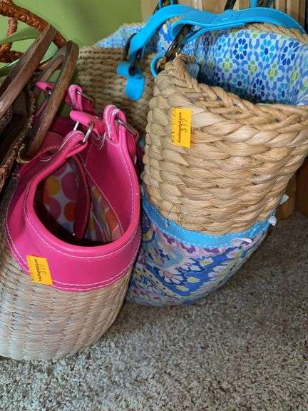 Assorted Woven Basket Purses