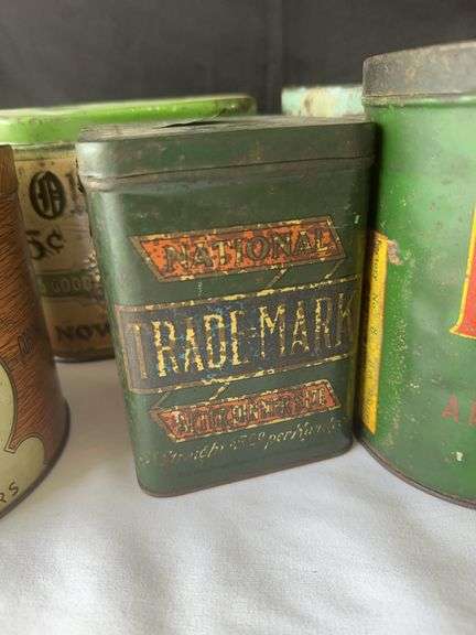 Old Cigar and Tobacco Tins