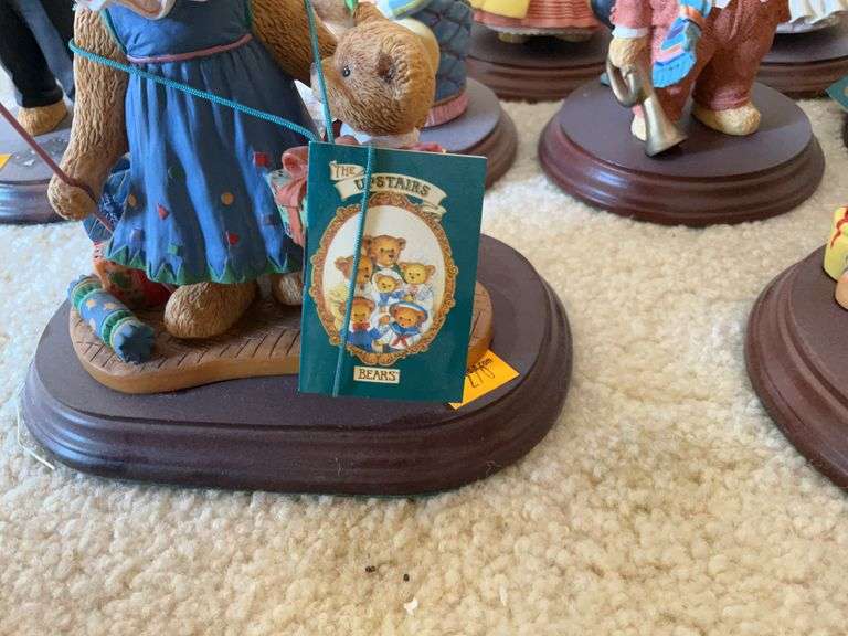 (11) Upstairs Downstairs Bears Figurines