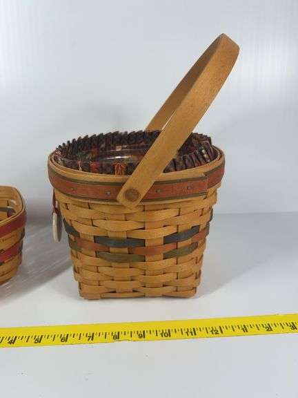 Longaberger Hostess Remembrance Basket, (2) Longaberger Baskets