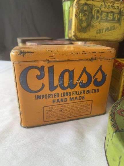 Old Cigar and Tobacco Tins