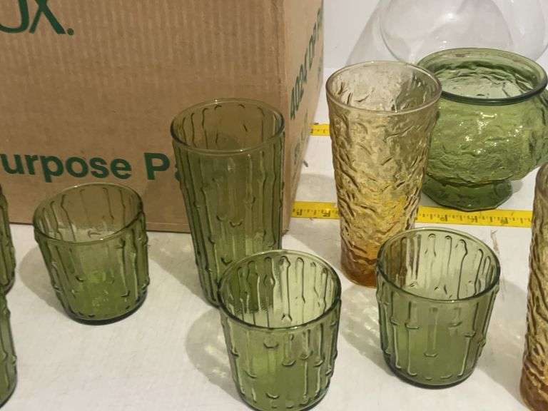 Variety of Glassware, some Morgantown Glass
