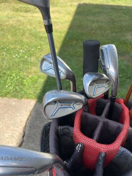 Top Flight Golf Bag and Clubs