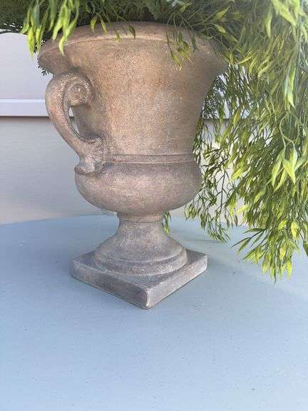Flower Pot w/ Fake Plant