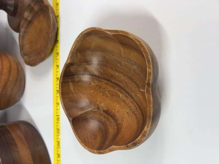 Assortment of Wooden Dishes