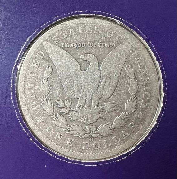 Lot of Two (2) Morgan Silver Dollars with Commemorative Cards & Stamps