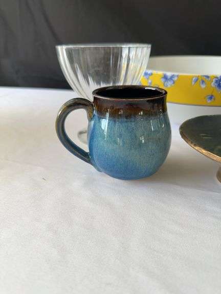 (4) Lg Bowls, Pottery Mug, Teacup, Aalt and Pepper Shaker, and other Dishware