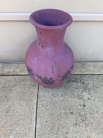 Clay Vase 28” H