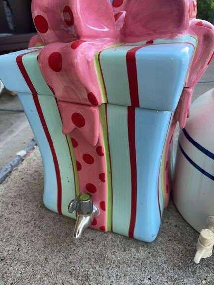 (2) Ceramic Drink Dispensers