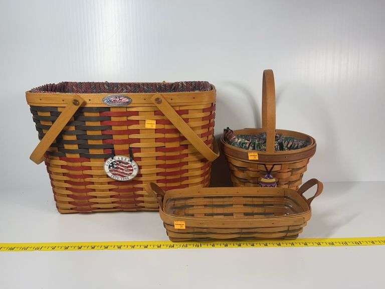 Longaber 25th Anniversary Basket, Easter Basket, Bread Basket