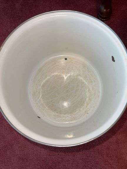 Unmarked Red Stock Pot, West Bend Electric Wok (NO CORD)