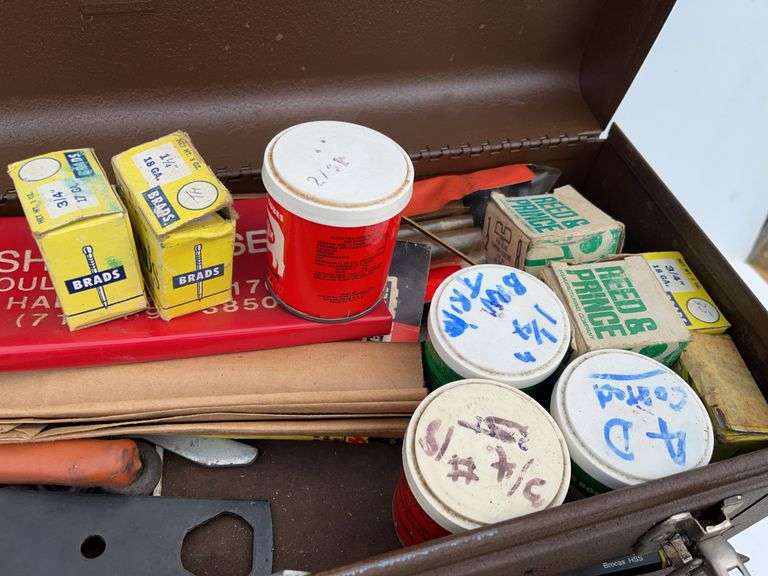 Toolbox with Variety of Tools