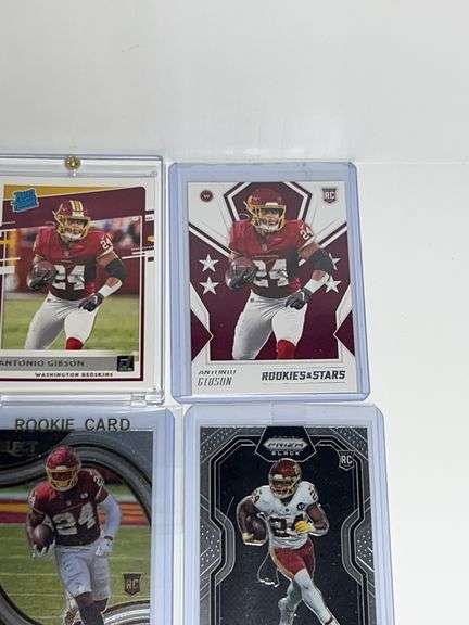 (7) Antonio Gibson Trading Cards