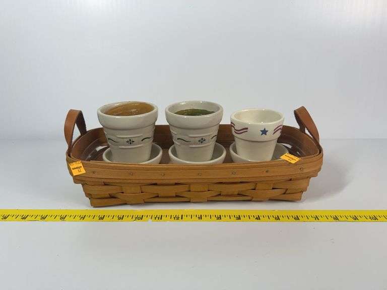 Longaberger Flower Pot Basket
