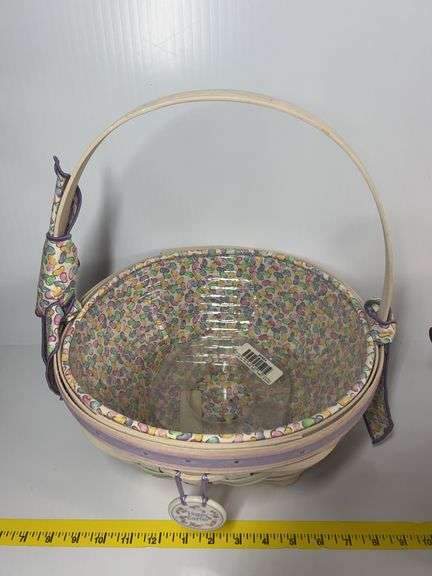 Longaberger Happy Easter Basket, 1999 Longaberger Collectors Club Homestead Basket, Longaberger Smal