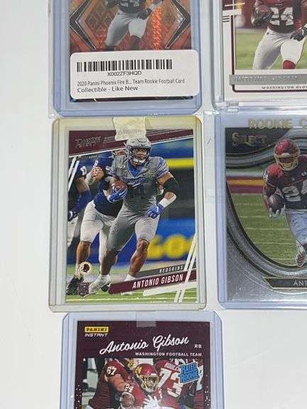 (7) Antonio Gibson Trading Cards