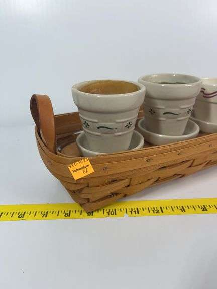 Longaberger Flower Pot Basket