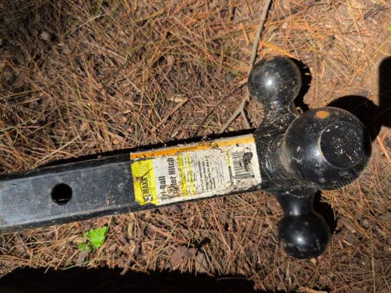 3-way ball hitch and (2) other hitches
