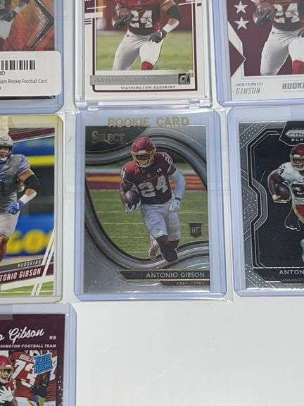 (7) Antonio Gibson Trading Cards