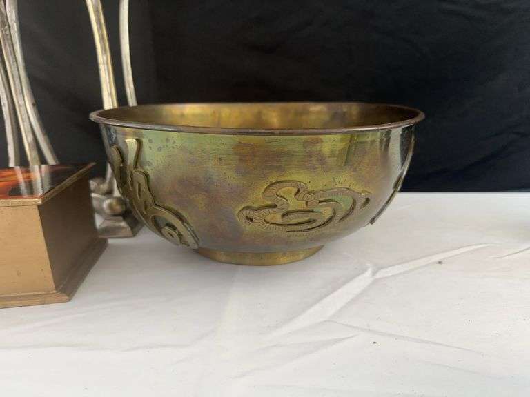 (2) Bombay Candle Holders, And other miscellaneous. Decor