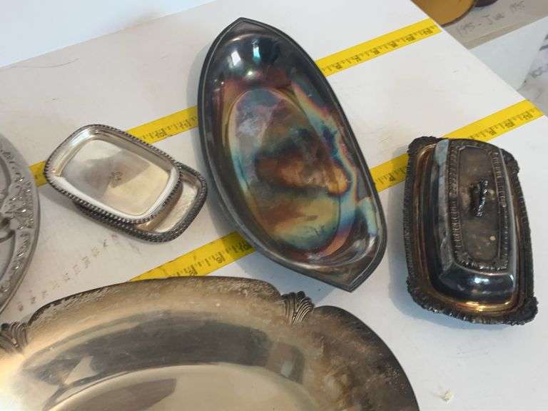 Stainless & Silver Plate Dishes