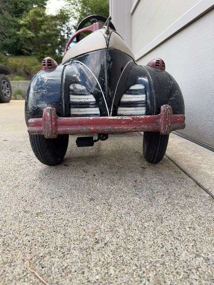 Steel Craft Dodgem Bumper Car and a Charlie Mckarthy Bergen Doll