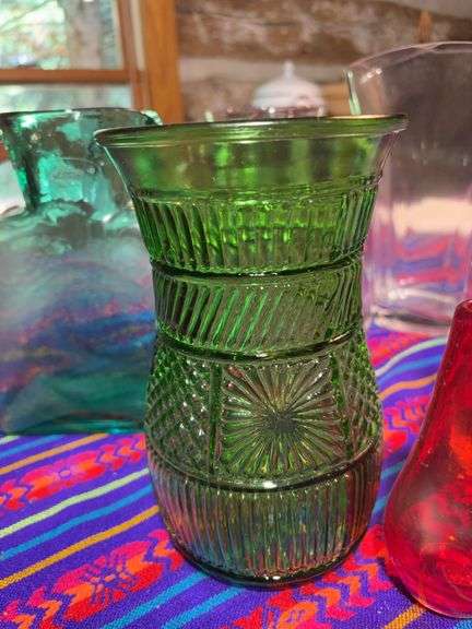 (15) glass vases