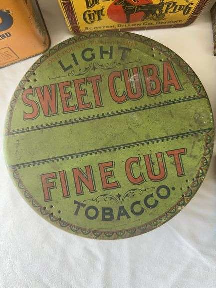 Old Cigar and Tobacco Tins