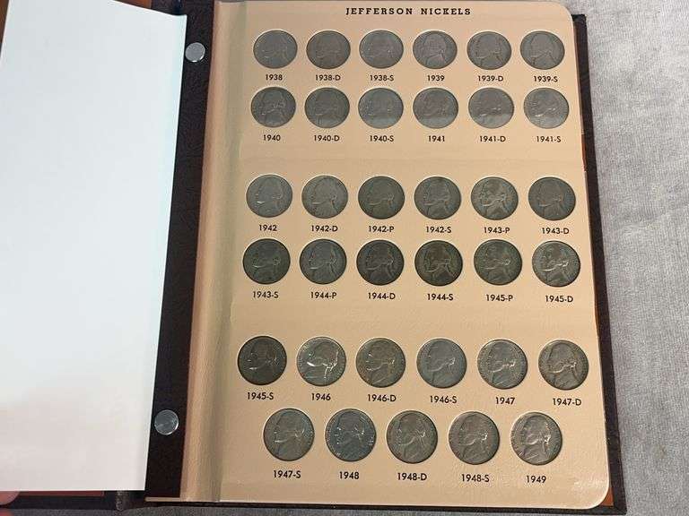1938-2005 Jefferson Nickels Complete Book