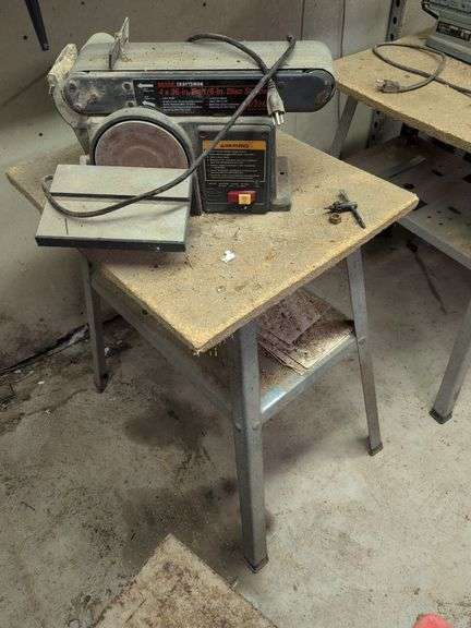Sears/Craftsman 4x36" belt / 6" disc sander and work stand