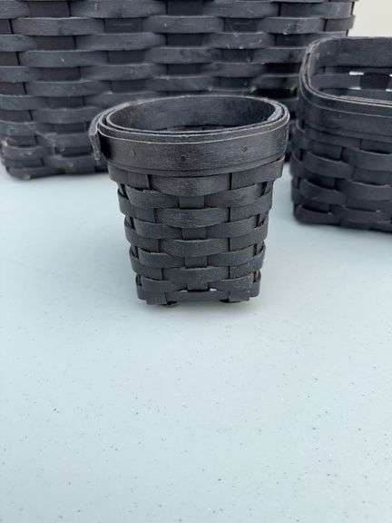 (3) Longaberger Baskets