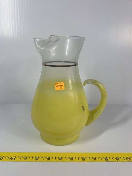 West Virginia Glass Pitcher
