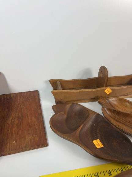 Assortment of Wooden Dishes